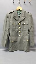 Vtg Army Green U.S. Military Uniform Jacket Coat Men's Size 36 Short picture