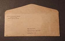 WWII U.S. Navy Department Reference Letter Montgomery Ward 1943 picture