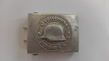 Reproduction of Wehrmacht StahlHelm WWII BUCKLE (Marked) picture