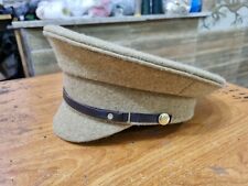 WW1 UK British Army Military Officers Enlisted Trench Wool Visor Hat Cap picture