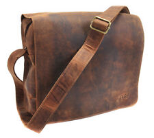 Vintage Leather Messenger Bag with Premium Leather picture