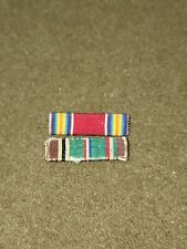 WWII US Army Victory Ribbon Bar and European-African Middle Eastern Ribbon Bar picture