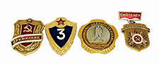4 Soviet Union Military WW2 Pin Badges USSR See Description for Details picture