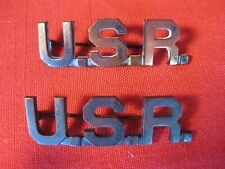 WW I U.S. RESERVES OFFICERS COLLAR PINS picture