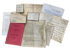 WW1 HOME FRONT PRESTON DOCUMENTS X 10 FISHERIES, WASTE PAPER, LIGHTING ORDER picture