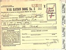 War Ration Book No. 3 Williamsport PA Abbie Hurd picture