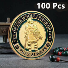 100 Pcs Put On the Whole Armor Of God Commemorative Challenge  Coin Collection picture