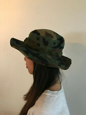 US Army Military Woodland Type III Camouflage Boonie Sun Hat   picture