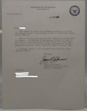 Vintage Correspondence US Air Force UFO Sighting 1969 picture