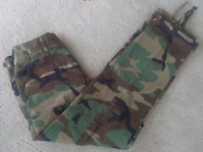 Men's Medium Regular US ARMY Military Woodland Camo Combat Cargo Trousers Pants picture