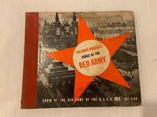Columbia Presents Songs Of The Red Army Choir Columbia Album C68 3X 78RPM picture