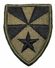 Vietnam Era U.S. 7th Army Field Support Command Subdued Merrowed Edges Patch picture