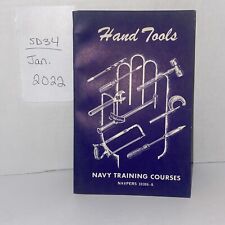 1951 USN NAVPERS 10306-A Navy Training Courses: Hand Tools New picture