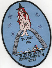 USCGC Sumac WLR 311 St Louis MO (shows a witch)  Jacket Patch U S Coast Guard picture