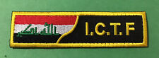 Iraqi Special Forces Special Operation I.C.T.F Golden Division Uniform Patch picture
