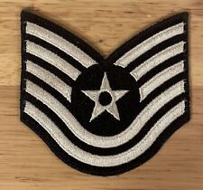 Vintage US Air Force Technical Sergeant Rank Patch Insignia E-6 E6 USAF NOS LG picture
