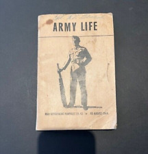 Vintage Army Life War Department Pamphlet 21-13 August 1944 book picture