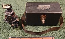 WWII era W.W. Boes Astro-Compass MK II with celluloid/plastic box & strap picture