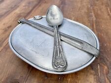 Stunning Original US WW1 1917 L. F. & C. Mess Kit And 1918 Spoon WWI M1910 Named picture