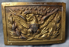 Vintage E Pluribus Unum with Eagle Miltary Belt Buckle USA picture