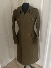 Original WW2 British Army Officers Great Coat 1943 Dated Immaculate picture