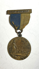 Vintage 1917 -1918 WW1 Service Victory Medal w/ Ribbon State Of New Jersey picture