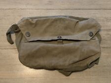 WW2 Military Canvas Army Lightweight Service Mask Bag Original picture