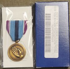 HUMANITARIAN SERVICE MEDAL - UNITED STATES ARMED FORCES NOS 1994 VINTAGE w/BOX picture