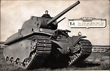 rare 5x8 T-1 60 Ton Tank Crushing Armored Car,  WWII Era Army USA Vintage picture