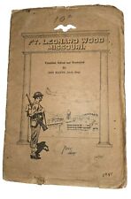 Vintage Ft. Fort Leonard Wood Missouri 1941 Mayes Construction Pamphlet Army  picture