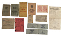 WW2 HOME FRONT DOCUMENTS X12 RATION BOOKS NAT REG, PETROL COUPONS CLOTHING BOOK picture