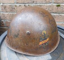 Italian Spanish Civil War M33 helmet Franco’s Eagle badge picture