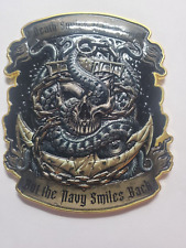 US Navy Release The Kraken Navy Chief USN RARE Edition Large Challenge Coin picture