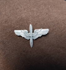 1940's WW2 ARMY AIR CORPS sterling silver PROPELLER - COLLAR PILOT WINGS picture