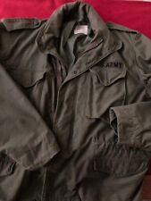 Alpha M-65 Field Jacket OG 107 X-Large Reg 1974 issue with XL Liner picture
