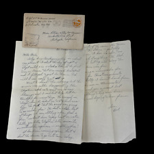 WWII France November 24th 1944 Letter Sgt. McNamara 4th Machine Records Unit picture