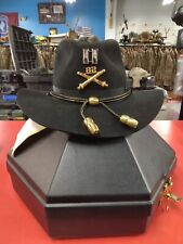 US ARMY CAVALRY STETSON HAT WITH CASE-7 3/8-LOT 2 picture
