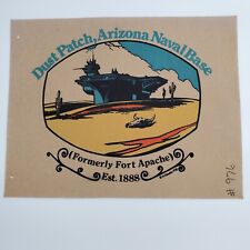 Dust Patch Arizona Naval Base Fort Apache Military Collectable Vintage K Studio picture