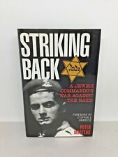 Signed 1st Edition Striking Back by Peter Masters ©1997 Jewish Commandos WWII picture