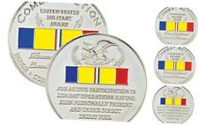 MEDALS OF AMERICA EST. 1976 Combat Action Ribbon Challenge Coin  picture