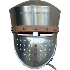 Medieval Helmet Armor Functional Crusader larp SCA Knight Battle helmet replica picture