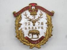 WW1 Rare SEAFORTH HIGHLANDERS 72 78 Sweetheart Enamel BROOCH c1900-1918 Badge picture