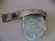 VINTAGE Early WWII 1943 OD#3 RIFLE MUZZLE COVER KANAK Company  MINTY picture