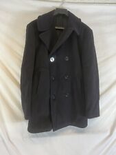 Vintage Navy Pea Coat 38R Great Condition picture