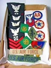 Vintage Mixed Lot Of U.S. Military Patches w/ Air Force patch picture