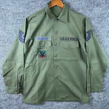 Vintage Military Utility Shirt Durable Press OG 507 Size XL Long Sleeve picture