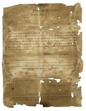 Civil War Draft Notice Lexington, Missouri 1865 picture