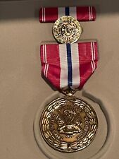 Vintage US Army Superior Civilian Service Medal Set w Case S116 picture