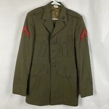 USMC Military Marine Corps Dress Alpha Jacket Coat & Trousers 40L Pants 33L picture
