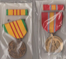 SPECIAL - VIETNAM MEDALS PAIR - VN SERVICE, NATIONAL DEFENSE - VN IN 1969 BOX picture